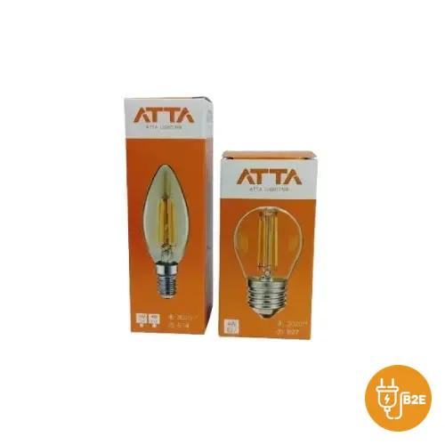 ATTA Filament LED Bulb — Candle E14 / Globe E27
