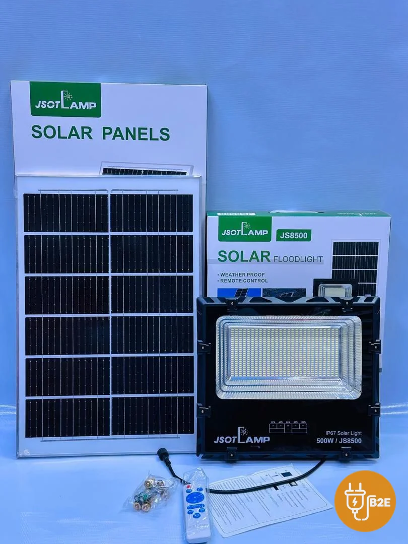 JSOT Solar LED Floodlight JS-500W with Remote