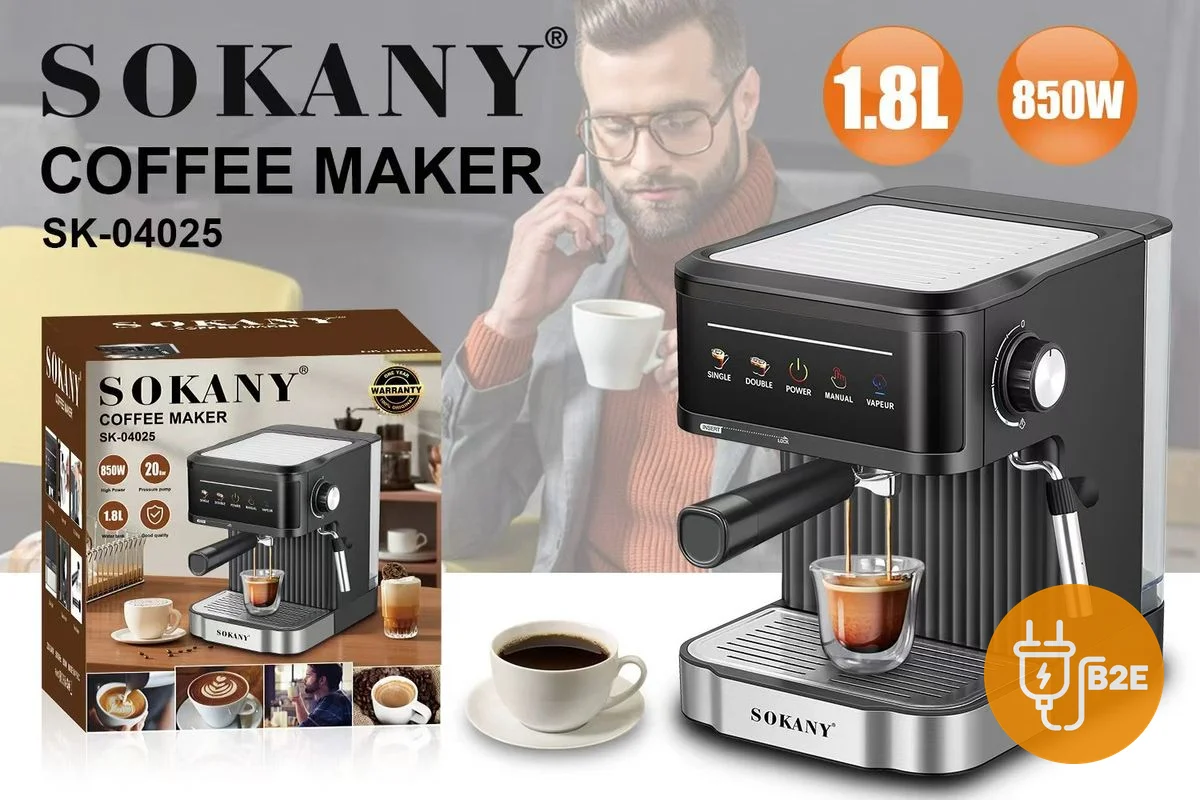 Sokany Espresso Coffee Maker 1.8L (SK-04025)