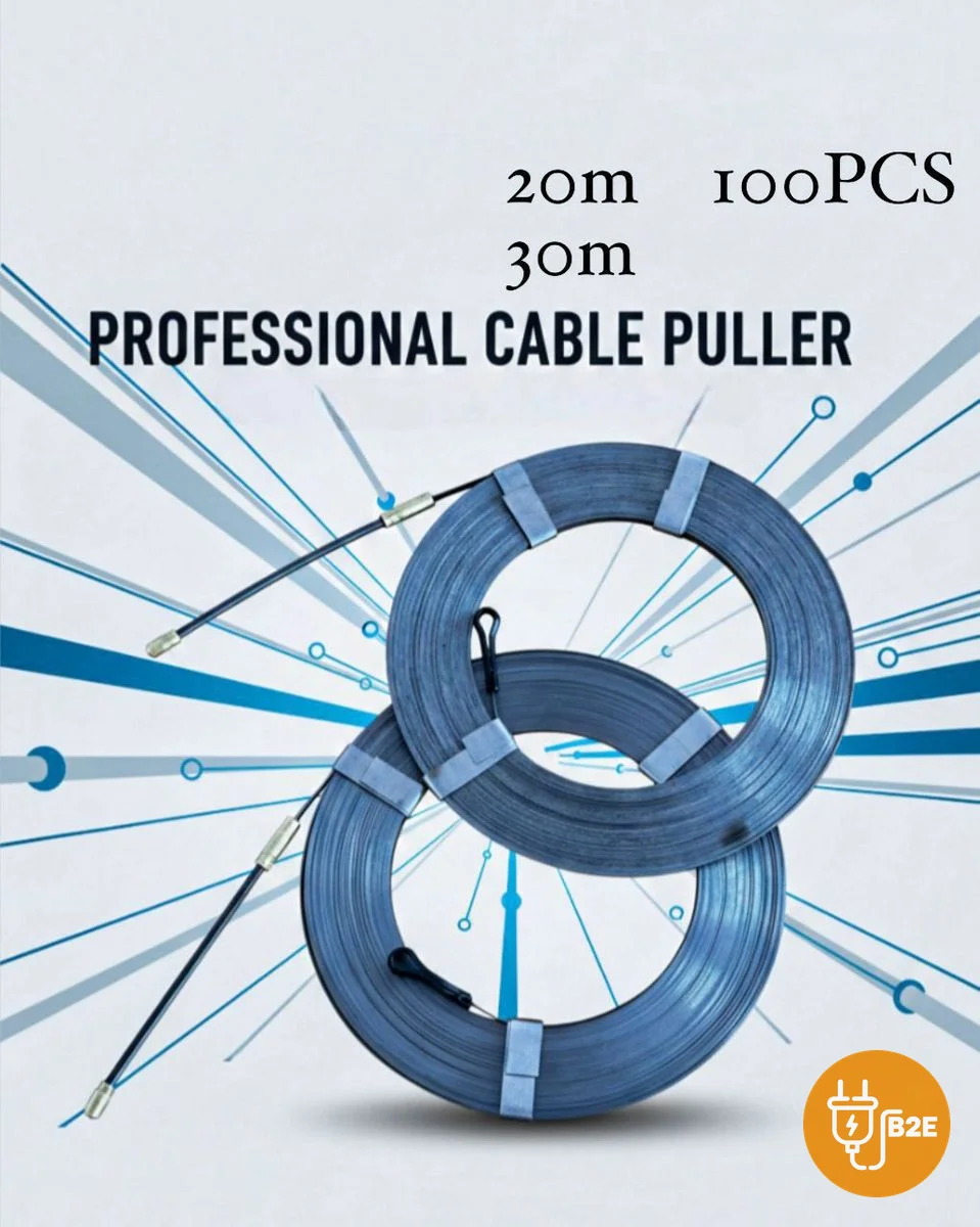 Professional Cable Puller / Fish Tape — 30m