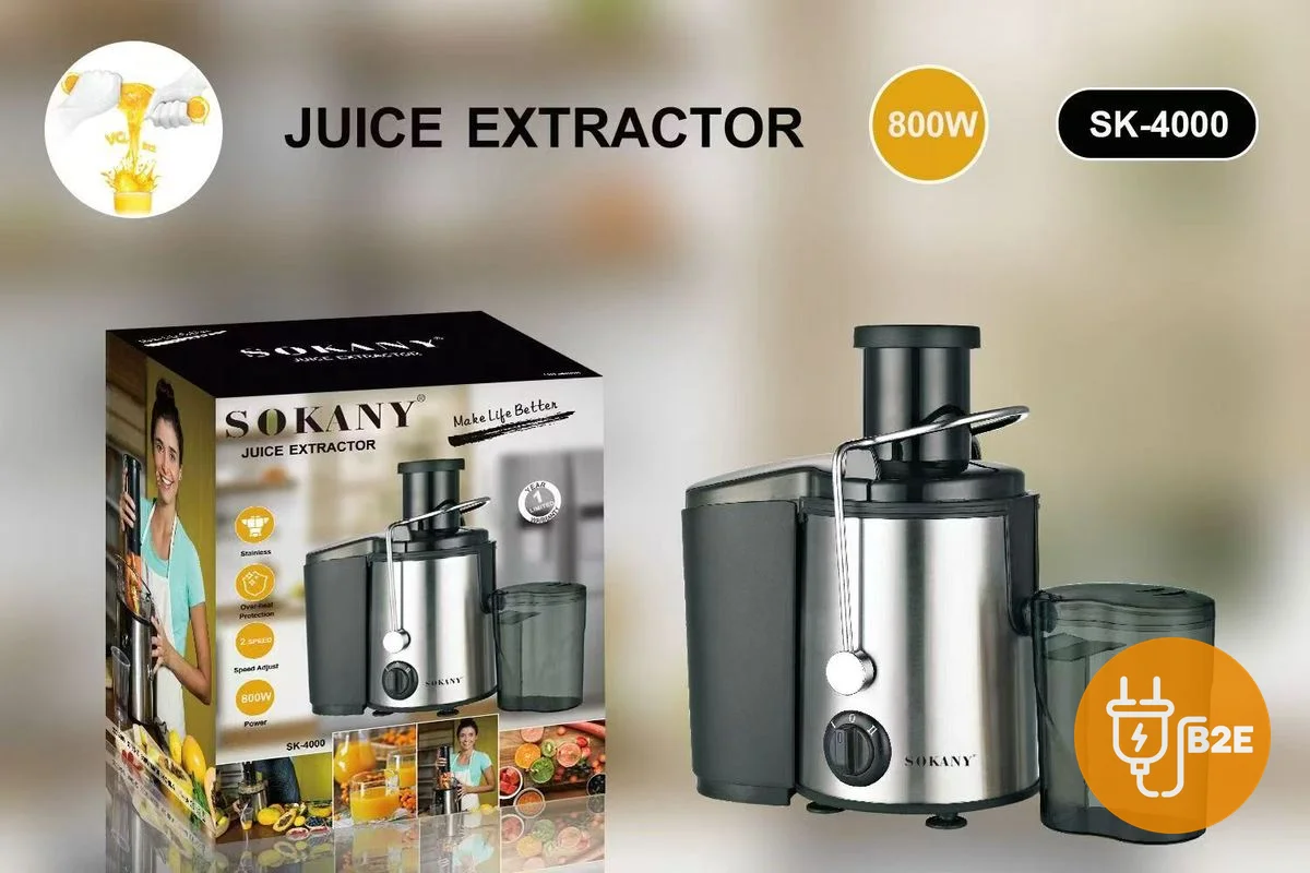 Sokany Juice Extractor 800W (SK-4000) - 2