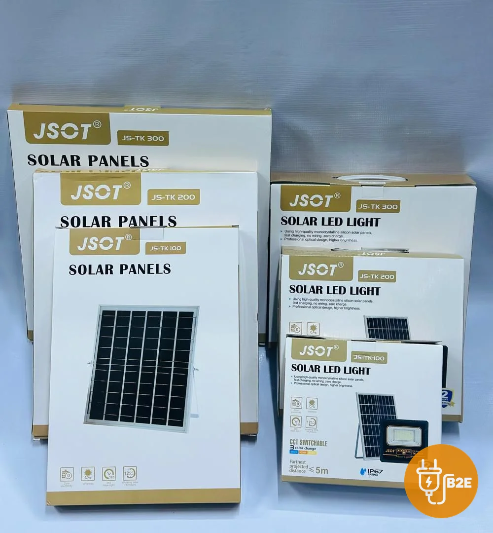 JSOT Solar LED Floodlight TK-200W with Remote