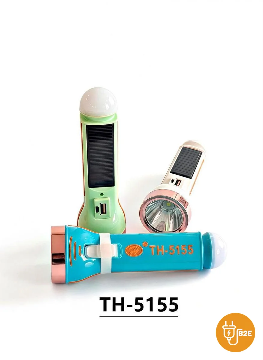 TH-5155 Solar Rechargeable LED Torch