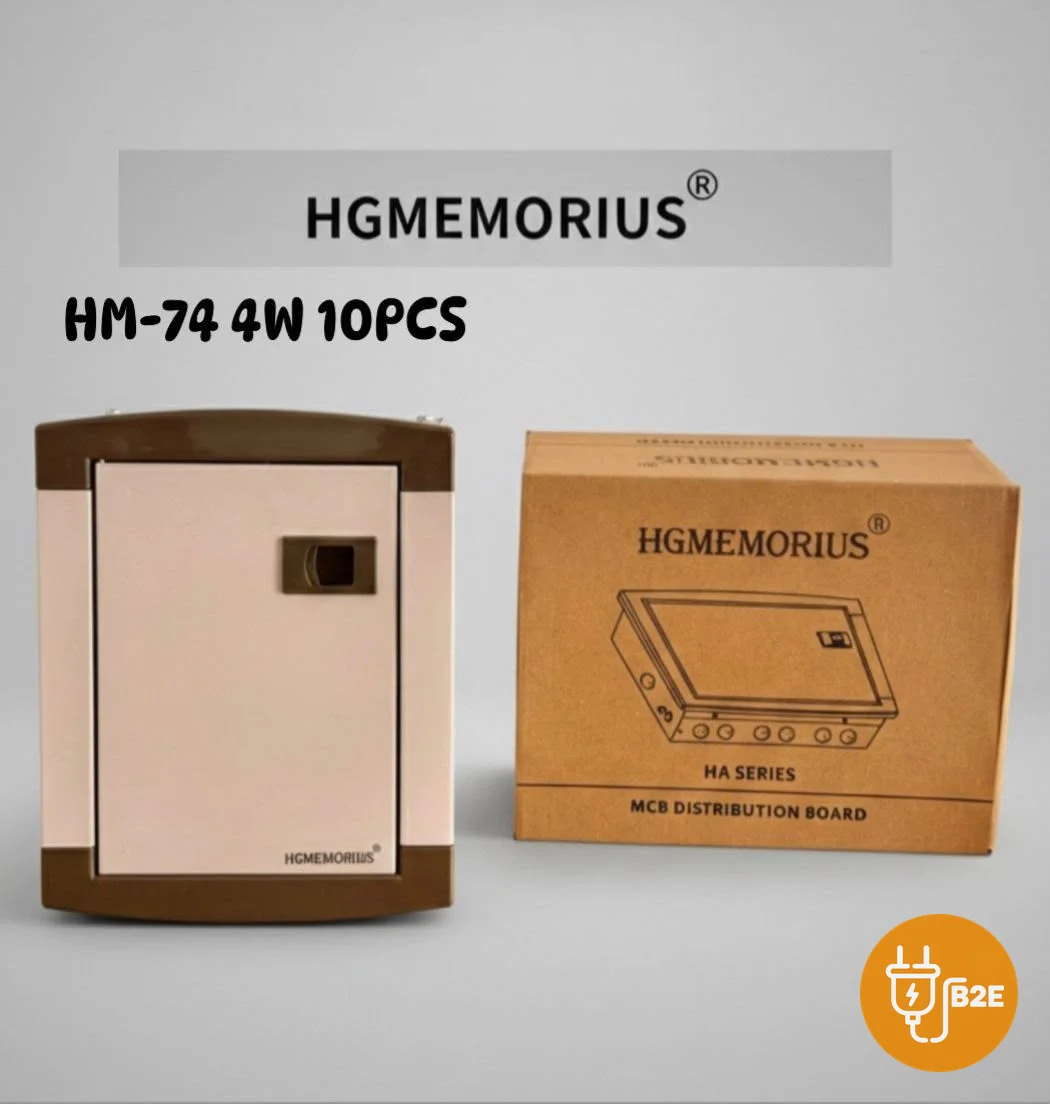 HGMEMORIUS MCB Distribution Board HM-74 — 4 Way - 2