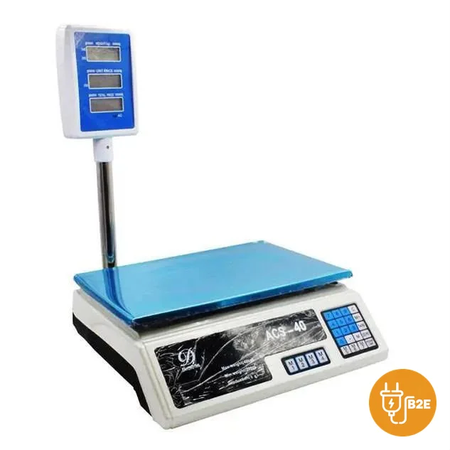 Digital Platform Scale with Pole Display (ACS-40) - 3