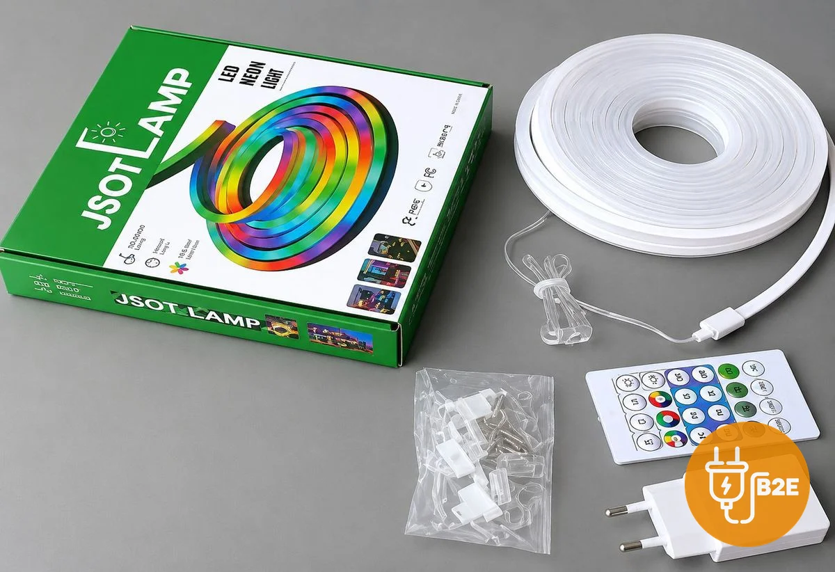 JSOT RGB LED Neon Snake Light 5M with Remote