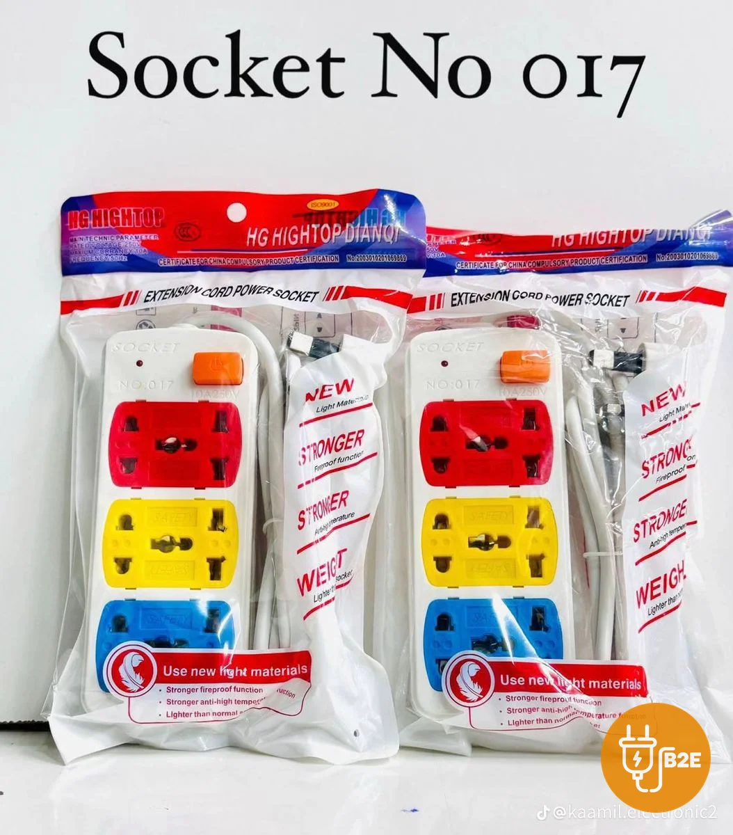 HG Hightop Extension Power Socket No. 017 (3-Way)
