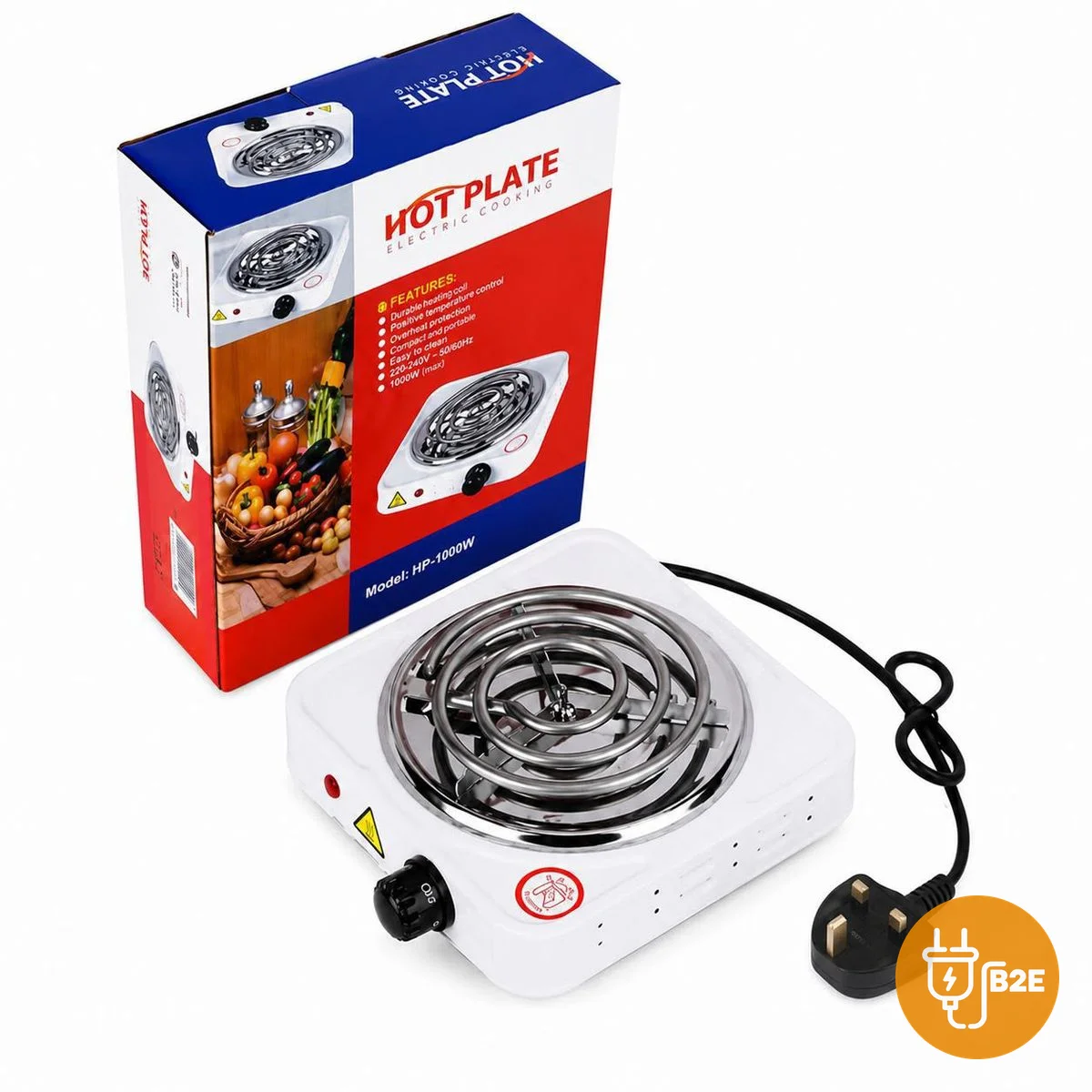 Single Coil Hot Plate 1000W - 2