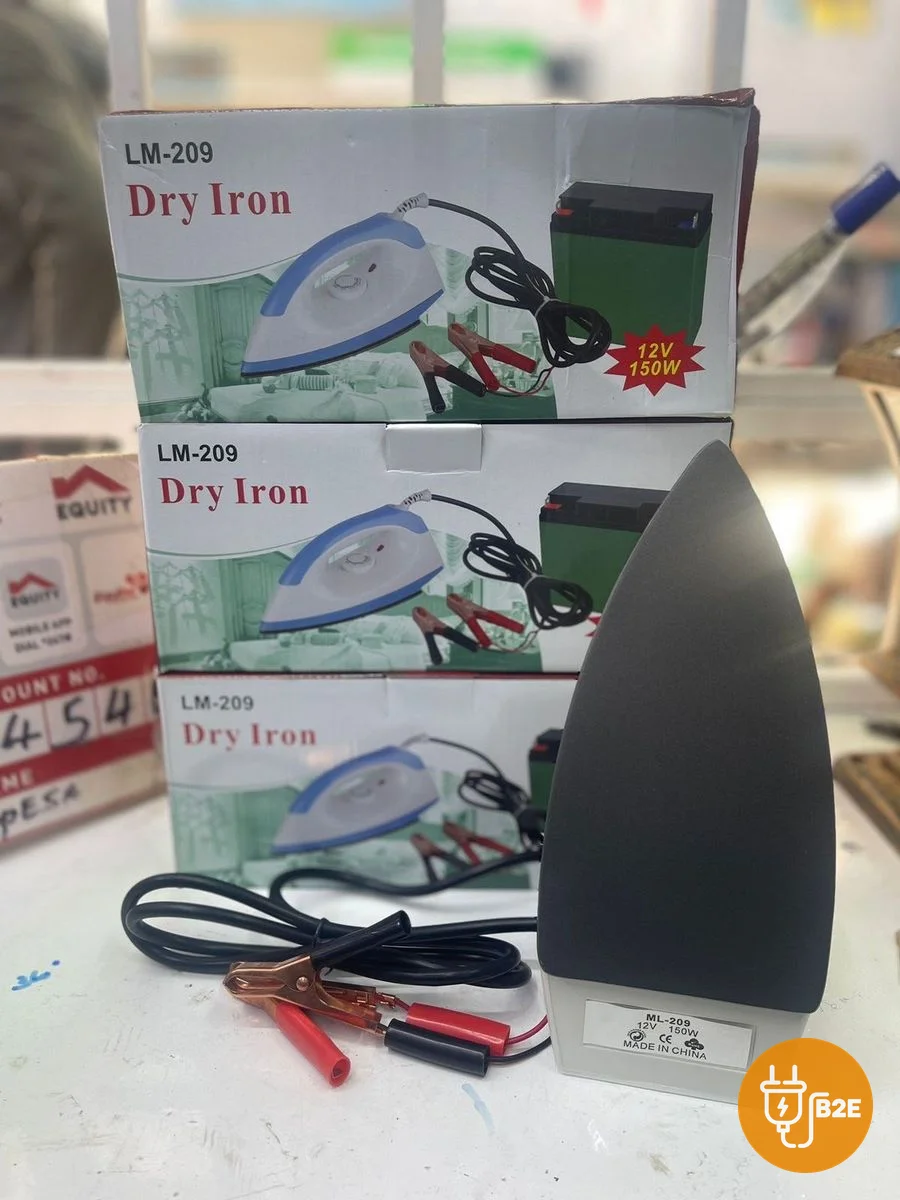 LM-209 12V DC Dry Iron (Battery / Solar)