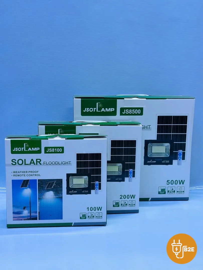 JSOT Solar LED Floodlight JS-300W with Remote