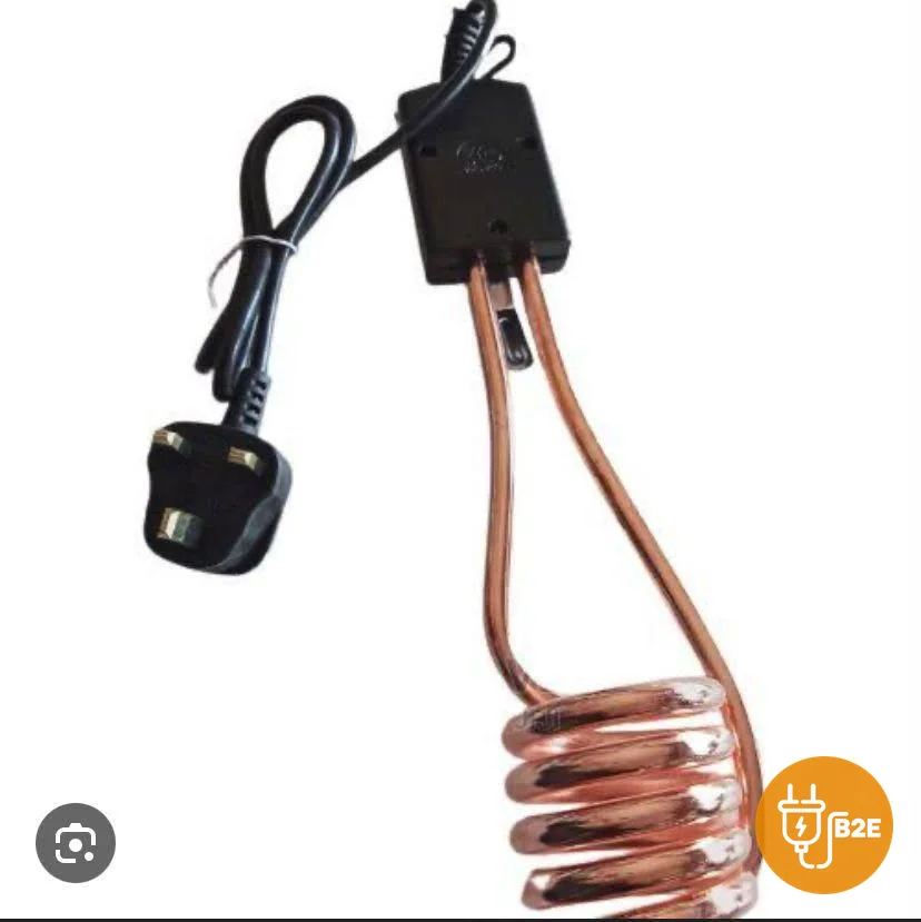 Black Immersion Water Heater Coil