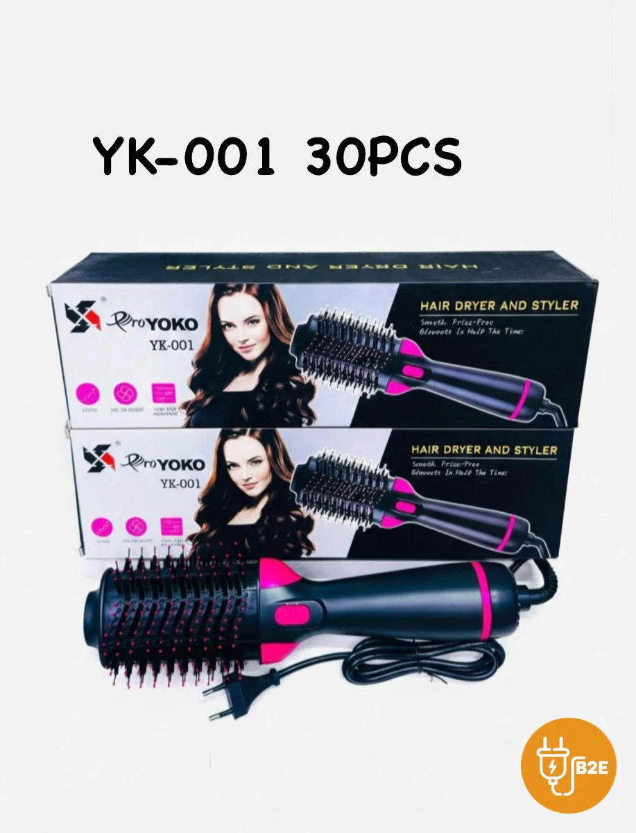 Pro Yoko Hair Dryer & Styler Brush (YK-001)