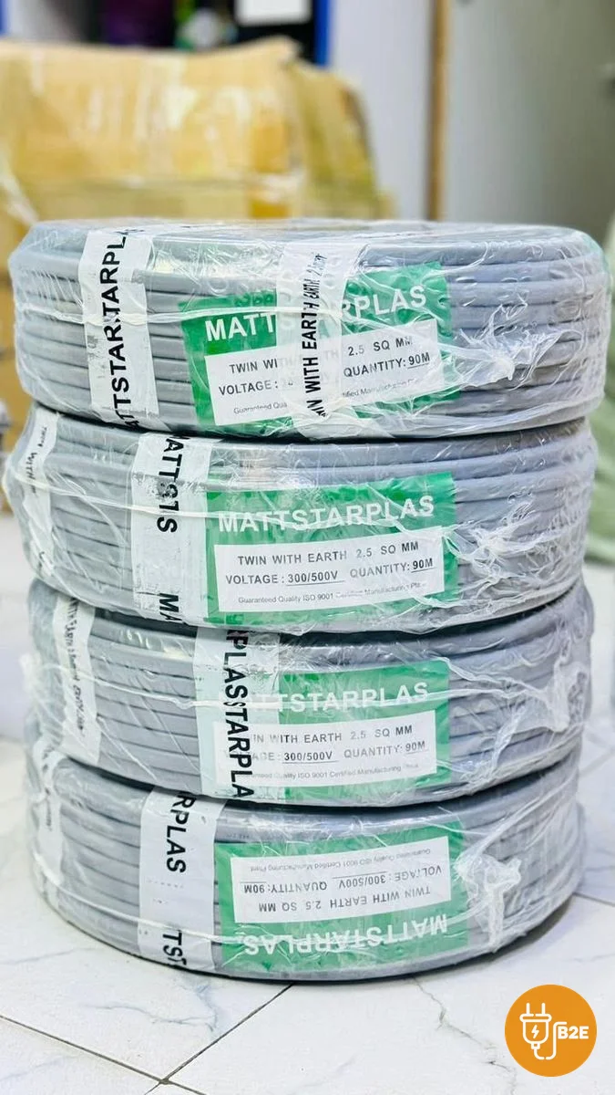Matstar Flat Twin & Earth Cable 2.5mm² (90m Roll) - 4