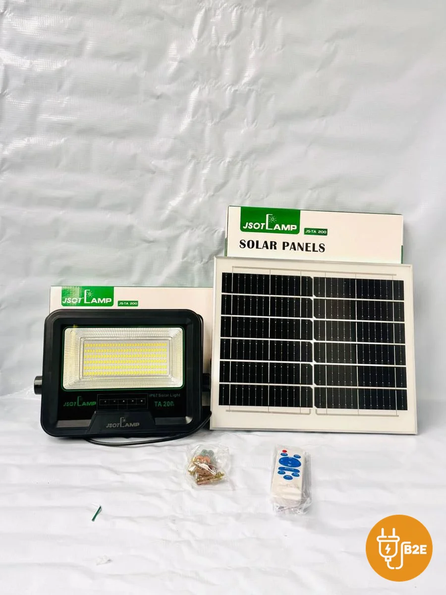 JSOT Solar LED Floodlight TA-100W with Remote