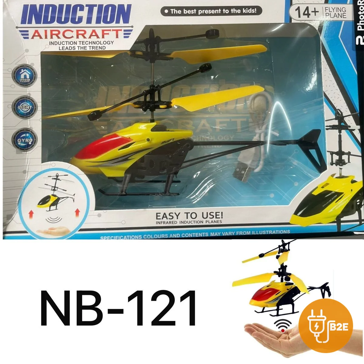Induction Aircraft Hand-Controlled Flying Helicopter Toy (NB-121)