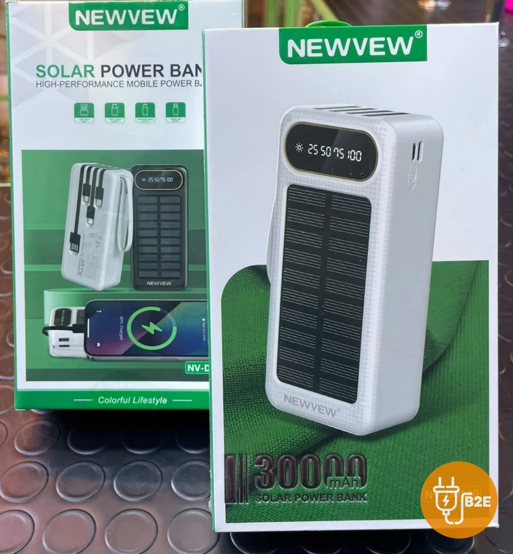NEWVEW 30,000mAh Solar Power Bank (NV-D0140)