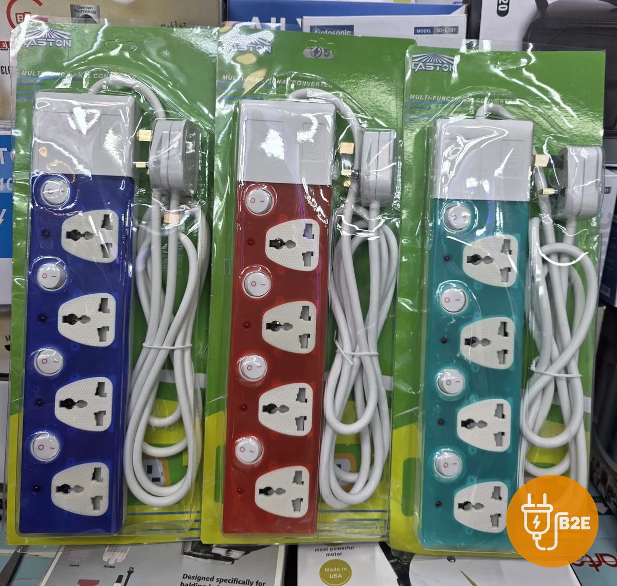 Caston 4-Way Extension — Coloured