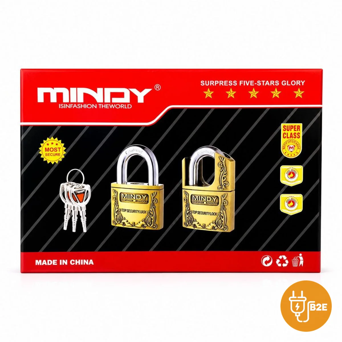 Mindy Padlock 70mm