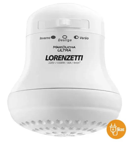 Lorenzetti Maxi Ducha Ultra Instant Shower Heater 5500W