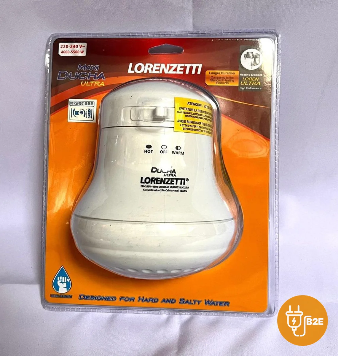 LOREZETTI ORG SHOWER