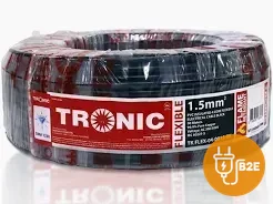 Tronic Flexible Flame-Retardant Cable 1.5mm² (90m Roll)